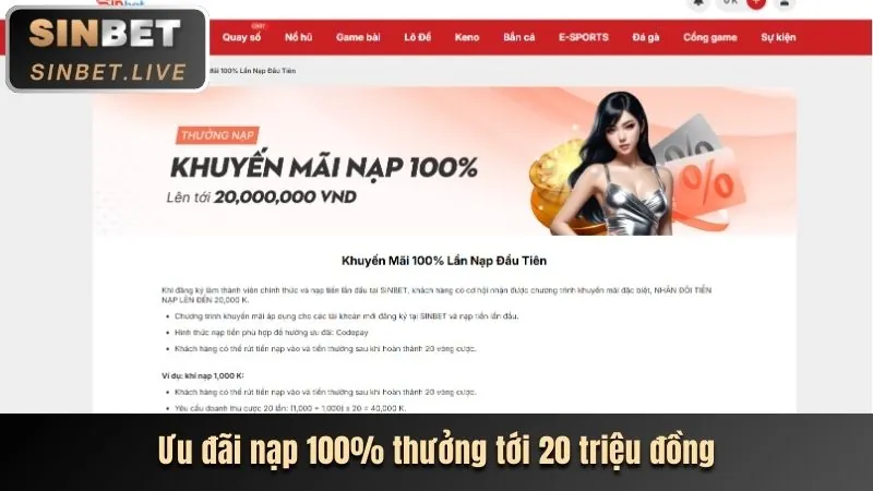Thưởng Nạp Lại U888